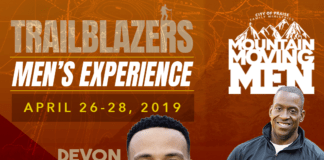 DEVON FRANKLIN: Join COPFM April 26-28 for the Mountain Moving Men’s Experience