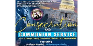 Consecration and Communion Service – The Los Angeles Chapter of the Gospel Music Workshop of America