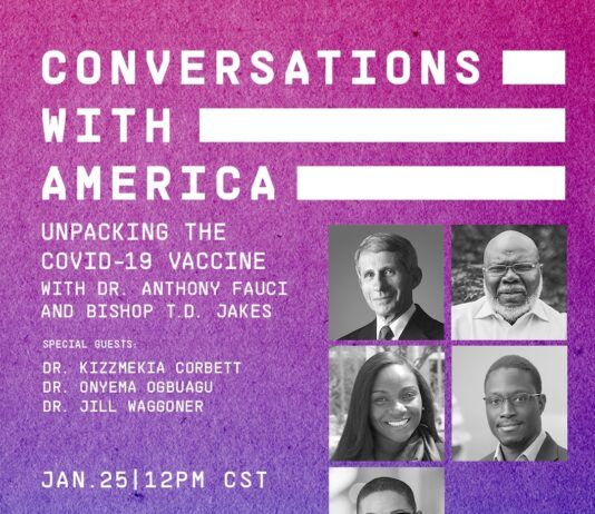 T.D. Jakes Hosts Conversation with COVID-19 Vaccine Scientists