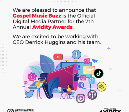 Gospel Music Buzz Named Official Digital Media Partner for 7th Annual Avidity Awards