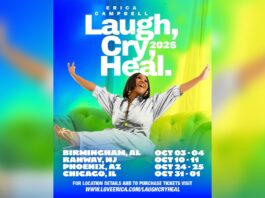 ERICA CAMPBELL BRINGS LIFE-CHANGING “LAUGH, CRY, HEAL” EXPERIENCE