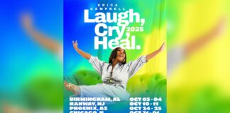 ERICA CAMPBELL BRINGS LIFE-CHANGING “LAUGH, CRY, HEAL” EXPERIENCE