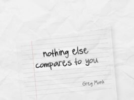 Greg Monk Releases New Single “Nothing Else Compares to You” — Out Now on All Digital Platforms